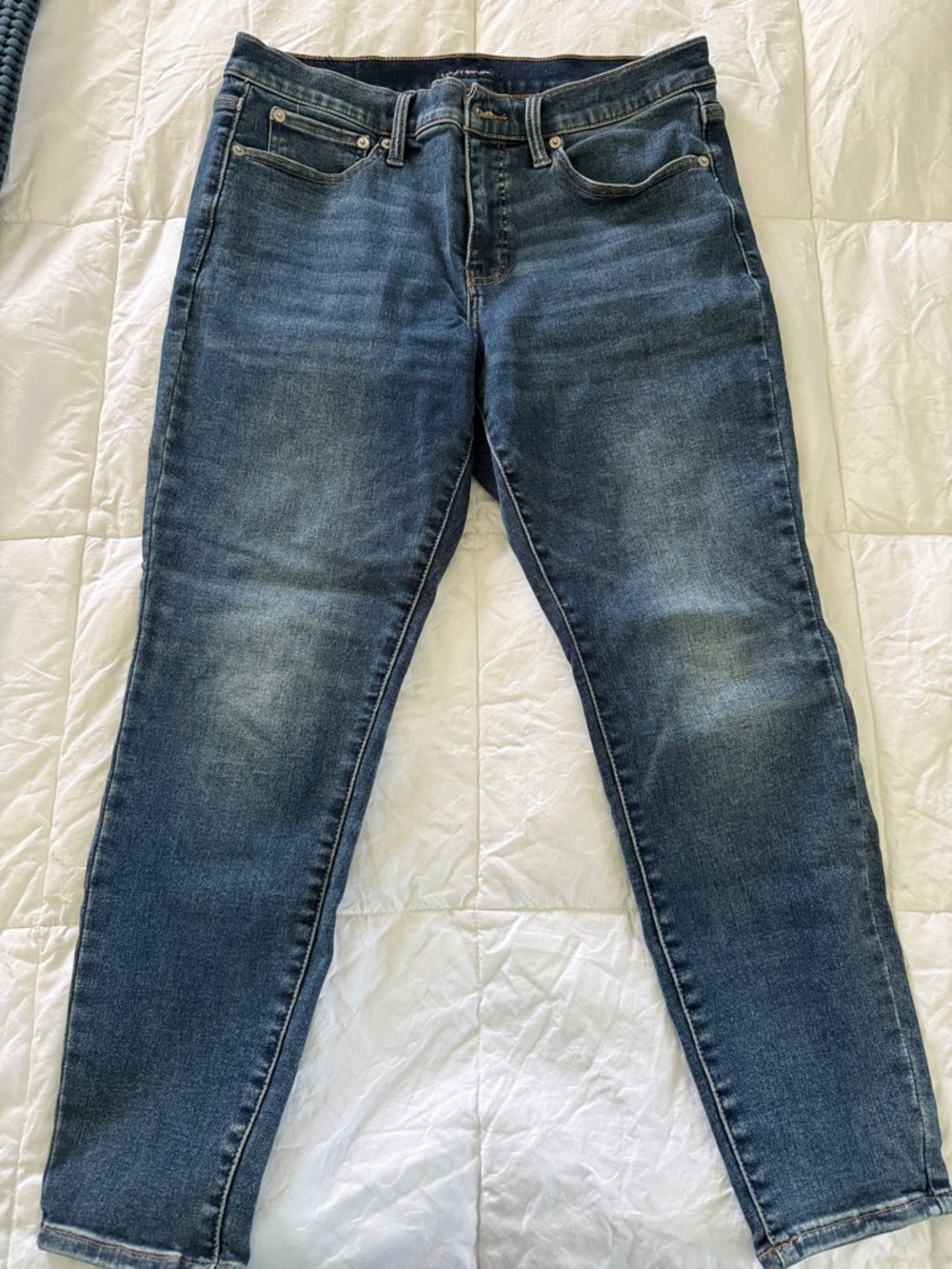 Lucky Brand Women's Medium Blue Skinny Jeans